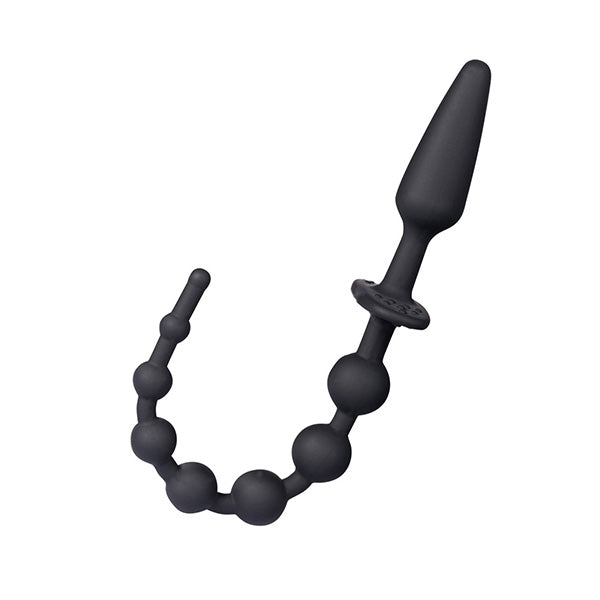 Maia Sorra Black Anal Plug With Beads