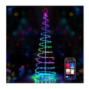 Spiral Christmas Tree With 135 Led Lights And App Control