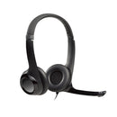 Logitech Usb Headset Adjustable Noise Cancelling Micophone Headphone