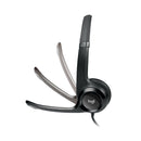 Logitech Usb Headset Adjustable Noise Cancelling Micophone Headphone
