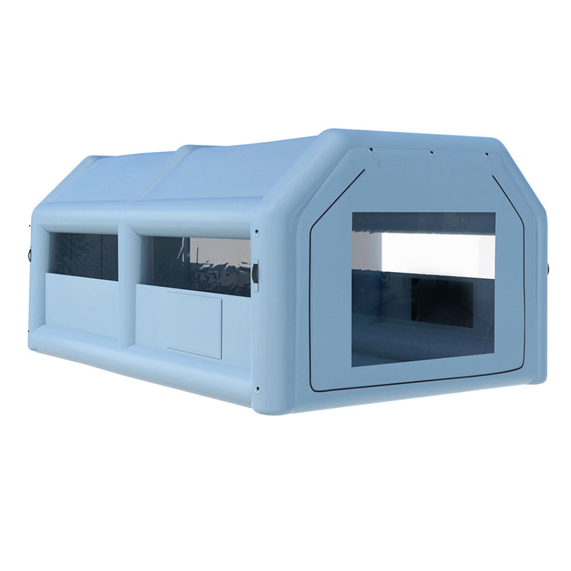 Inflatable Spray Booth 6X4M Car Paint Tent Filter System Blower ...