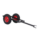 150kg ATV Garden Trailer Weed Sprayer Tow Behind Cart Ride on Mower Attachment Black