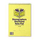 Spirax 566a Notebook Steno 225mm X 152mm 200 Pages Top Open Pack Of 10