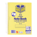 Spirax 572 3 Subject A5 Notebook Pack Of 5