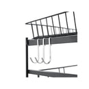 3 Tiers Kitchen Dish Rack Bowl Tableware Drying Holder Carbon Steel