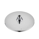 10 Inch Round Rainfall Bathroom Showerheads Abs Plastic Chrome