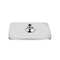 300X200Mm Rectangle Rainfall Bathroom Showerheads Abs Plastic Chrome