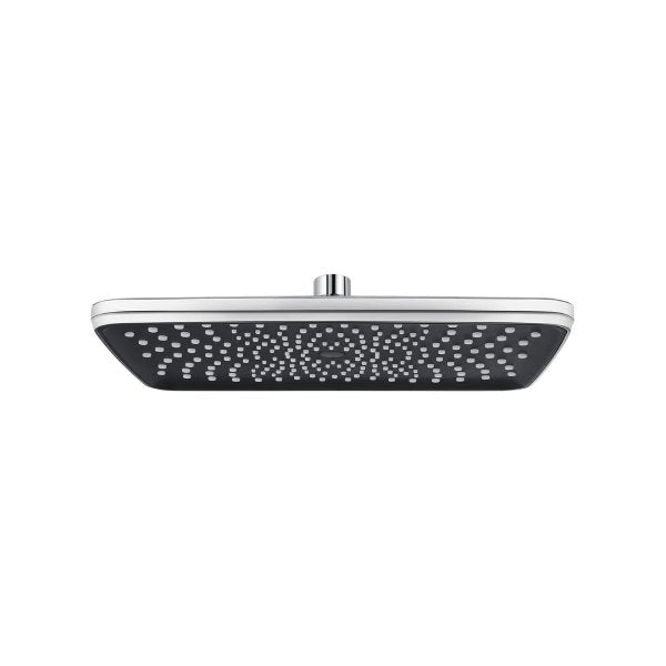 300X200Mm Rectangle Rainfall Bathroom Showerheads Abs Plastic Chrome