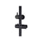 8 Inch Ss304 Shower Heads Set 3 Modes Handheld Head Wall Taps Black