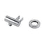 Round Chrome Shower Holder Solid Brass Wall Connector