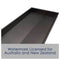 Tile Insert Shower Grate Stainless Steel W120mm x L1200mm Satin Black