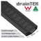 Wedge Wire Shower Grate Stainless Steel W85mm x L1200mm 3mm Gaps Black
