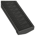 Wedge Wire Shower Grate Stainless Steel W85mm x L900mm 3mm Gaps Black