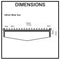 Wedge Wire Shower Grate 316 Stainless Steel W120mm x L1200mm