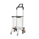 Emajin Foldable Shopping Cart Trolley 35L Grocery Bag Rolling Wheel