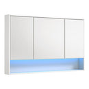 Bathroom Mirror Cabinet LED Wall Storage 1200x750mm