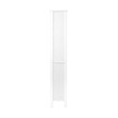 Bathroom Cabinet Storage Laundry Tall Slim Cupboard Rattan Door