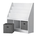 Kids Bookshelf Toy Box Organiser Display Shelf