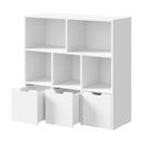 Kids Storage Organiser Cabinet With Removable Box White