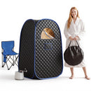 Portable Steam Sauna Tent 1-Min PoP Up 1000W 2L Steamer Home SPA Timer