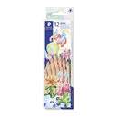 Staedtler Natural Jumbo Triangular Assorted Colour Pencils Box Of 12