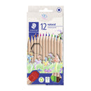 Staedtler Natural Coloured Pencil Box Of 12 Assorted Colours