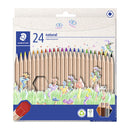 Staedtler Natural Coloured Pencil Box Of 24 Assorted Colours