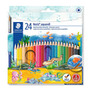Staedtler Noris Club Aquarell Watercolour Assorted Pencils Box Of 24