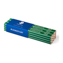 Staedtler Carpenter Pencil Green Lacquer 6H Pack Of 12