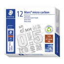 Staedtler Mars Micro Hb Carbon Mech Pencil Leads Pack Of 12 Box Of 12