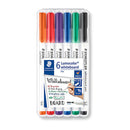 Staedtler Lumocolour Whiteboard Markers Box Of 6 Assorted Colours