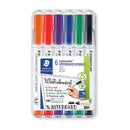 Staedtler Compact 341 Whiteboard Marker Assorted Wallet Of 6