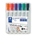 Staedtler Whiteboard Marker 351 Chisel Assorted Wallet Of 6