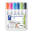 Staedtler Whiteboard Marker 351 Bullet Bright Assorted Wallet Of 6
