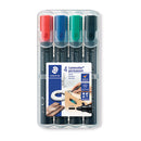 Staedtler Permanent Marker 352 Bullet Assorted Box Of 4