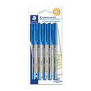 Staedtler Ballpoint Pen 430 Med Blue Card5 Box Of 10