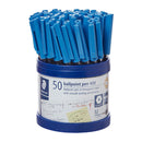 Staedtler Ballpoint Pen 430 Medium Blue Cup Of 50