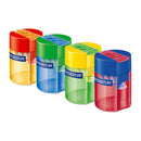Staedtler Double Hole Tub Sharpener Assorted Box Of 10