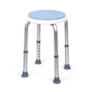 Rotating Shower Stool With 6 Height And Anti Slip Rubber Tips