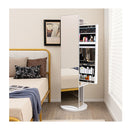 Swivel  Armoire With Cosmetics Storage For Bedroom