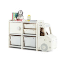 Truck Shaped Toddler Storage Cabinet With Bins And Drawers