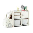 Truck Shaped Toddler Storage Cabinet With Bins And Drawers