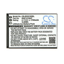 Cameron Sino Cs Exg100Sl 1700Mah Battery For Evolveo Strongphone X1