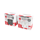 Monster Dual Socket Surge Protector With Dual Usb C Ports Black