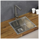 Dante Stainless Steel Kitchen Sink 450Mm Single Bowl Thick Top