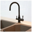 Otto Stainless Steel Kitchen Mixer Tap with Filtered Water Outlet Black