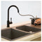Klaas Stainless Steel Kitchen Mixer Tap Satin Black Finish with Pull Out