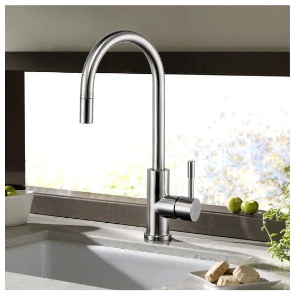 Klaas Stainless Steel Kitchen Mixer Tap Brushed Without Pull Out