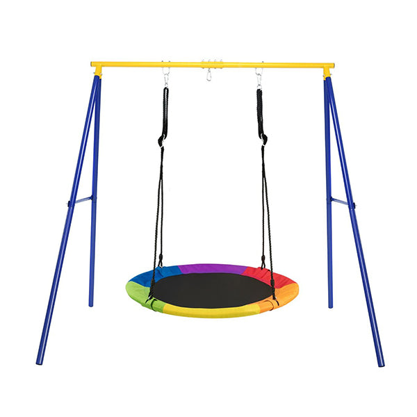 Extra Large A Frame Steel Swing Stand With Ground Stakes