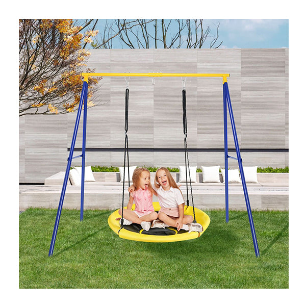 Extra Large A Frame Steel Swing Stand With Ground Stakes